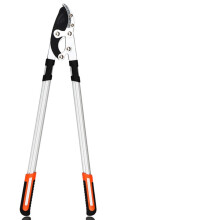 Heavy Duty Ratchet Anvil Lopper Telescopic Garden Shears with SK5 Hardened Blade and Non‑Slip Grip for Thick Branches