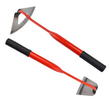 Garden Hoe 9cm Handheld Steel Weeding Hoe Durable Sharp Blade for Raised Beds and Flower Planting