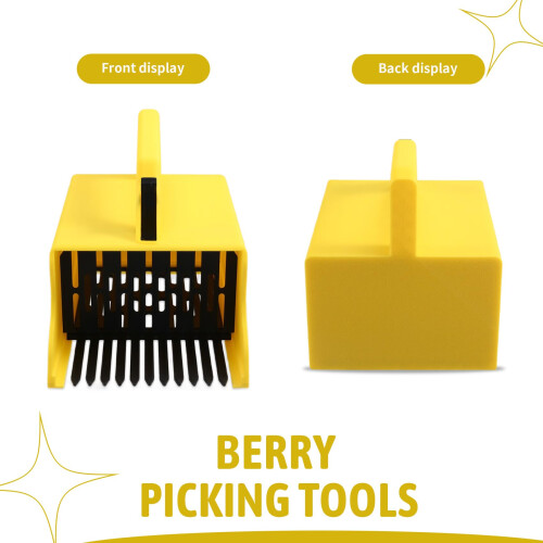 Berry Picker with Comb for Fast Berry Harvesting, Ergonomic Comfortable Grip, Durable Plastic Tool 1