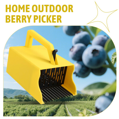Berry Picker with Comb for Fast Berry Harvesting, Ergonomic Comfortable Grip, Durable Plastic Tool 2