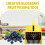 Berry Picker with Comb for Fast Berry Harvesting, Ergonomic Comfortable Grip, Durable Plastic Tool 5