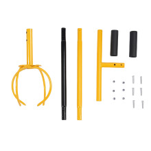 Garden Claw Cultivator Stainless Steel Manual Soil Aerator Tool with NonSlip Grab Hooks for Flower Beds