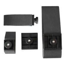 4Pcs Polishing Abrasive Block Plane Scrub Replaceable Corner Treatment Polishing Fixture Tool Black
