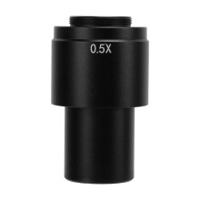 Mikroskopokular 0,5XC-Monterad Mikroskopkameraadapterlins 28 mm för Industrimikroskopkameraokularlins