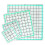 Régua Acolchoada Quadrada de 4 Peças (12,5/9,5/6/4,5 Polegadas) Régua Acrílica de Costura Régua Antiderrapante Ferramentas de Acolchoamento DIY 1
