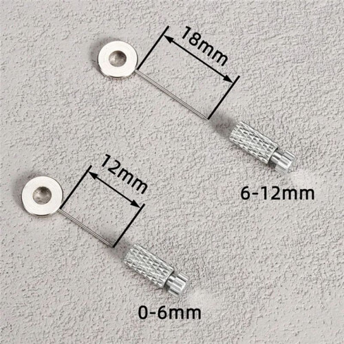 6Pcs Leather Suture Positioning Needle DIY Tool Suture Fixed Position Needle Leather Fixed Suture Needle 0-6mm