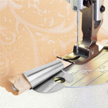 Upgraded Universal Sewing Rolled Hemmer Foot Set 8 Sizes Rolled Hem Presser Foot (3-10mm) Wide Rolled Hem Foot