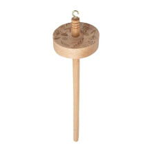 Drop Spindle Yarn Tool,Wooden Hardwood Spinner Wheel for Beginners & Advanced, Perfect for Yarn Making and Sewing