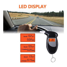 Breathalyzer Alcohol Tester, Portable Mounted Blow Type Alcohol Detector, Alcohol Tester with Digital LCD Display