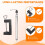 Clamp-Type Flexible Shaft Rotary Grinder Bracket Electric Mill Telescopic Bracket Desktop Support Workbench Hook Rack 9