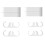 Universal Computer Water Cooler Tube Pipe COMB Arrange Fixed Buckle Clip PC DIY Accessory  Clips White 1