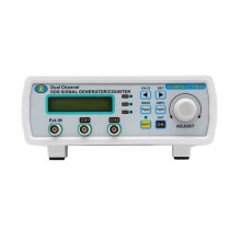 MHS5200A Cyfrowy Generator Sygnału Funkcyjnego DDS Dwukanałowy Licznik Częstotliwości Przebieg Dowolny Impuls WTYCZKA UE 0-25 MHz