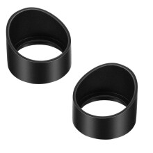2Pcs Bio-Rubber Eye Guards for Binocular Microscopes, Fits 34-37mm Eyepieces, Comfortable