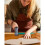 4V Cordless Electric Scissors, Max Cut 1/4" for Cardboard Box/Thin Carpet/Plastic, Includes Storage Case & USB Cable 4