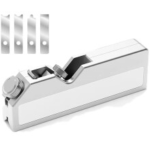 Handmade Soap Trimmer with 4 Blades - Cold Soap Edger Beveler Planer for 45 Angle/Arc Trimming, DIY Soap Tool