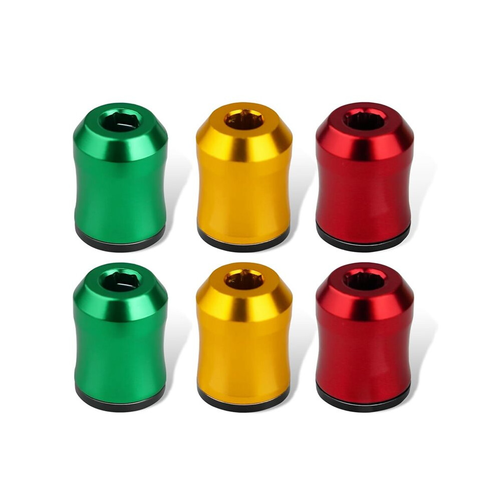 6Pcs Magnetic Screw Rings Magnetized Ring Screwdriver Bits Aluminum Alloy 6.35Mm Shank Screw Bit For Power Tools 4712942352142