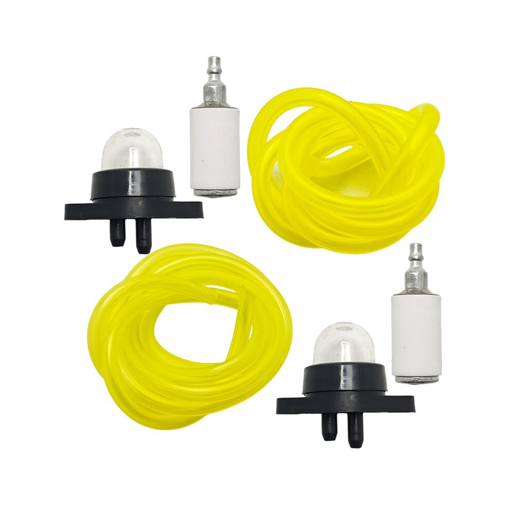 2Set 2 Feet Fuel Hose Fuel Filter Snap In Primer Bulb Kit For Poulan Craftsman Brush Cutter Chainsaw Parts 4714139904066