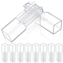 200 Cuvettes Jetables en Plastique de 1,5 Ml en Polystyrène avec Deux Sources Lumineuses pour Spectrophotomètres
