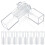 200pcs 1.5ml Disposable Plastic Cuvette Polystyrene Cuvette with Two Light for Spectrophotometers 1
