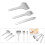 3Pcs Leather Stitching Punch Set Handwork Hole Punch Pricking Iron Chisel Punching Tool for Leather  DIY(3.85mm) 2