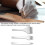 3Pcs Leather Stitching Punch Set Handwork Hole Punch Pricking Iron Chisel Punching Tool for Leather  DIY(3.85mm) 4