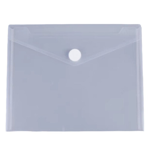 30pcs/Lot Transparent Envelope Plastic File Bag Document Filing Storage Bag Student Large Capacity Contract Office A5 1