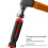 Multi-Função Longo Pry Bar Pneu Heavy Duty  Strike Cap Extrator de Unhas Reparação de Carro CV-R Remoção Ferramentas Manuais 8 Polegadas 7