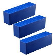 3-Teilige Aufbewahrungsbox Aus Kunststoff für Münzplättchen, Kompatibel mit 20 Münzplättchenhaltern, Sammelboxen und Aufbewahrungsschalen für