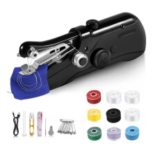 Portable Handheld Sewing Machine for Beginners-Hand Held Sewing Machine for Adults,for Home Travel Clothes DIY Fabric