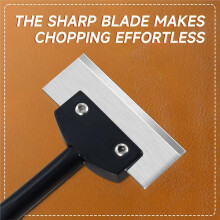 Professional Carbon Steel Leather Knife, Long-Lasting Crafting Tool with Reasonable Bevel for Home Leatherworking