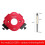 4-In-1 Arc Angle Positioning Template, Router Corner Radius Template, Corner Radius Jig Router Template, Reusable 10-25R 8
