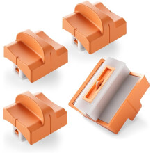 4 Pack Paper Cutter Blades Replacement for Paper Trimmer Slider with Safe Hidden-Blade Design