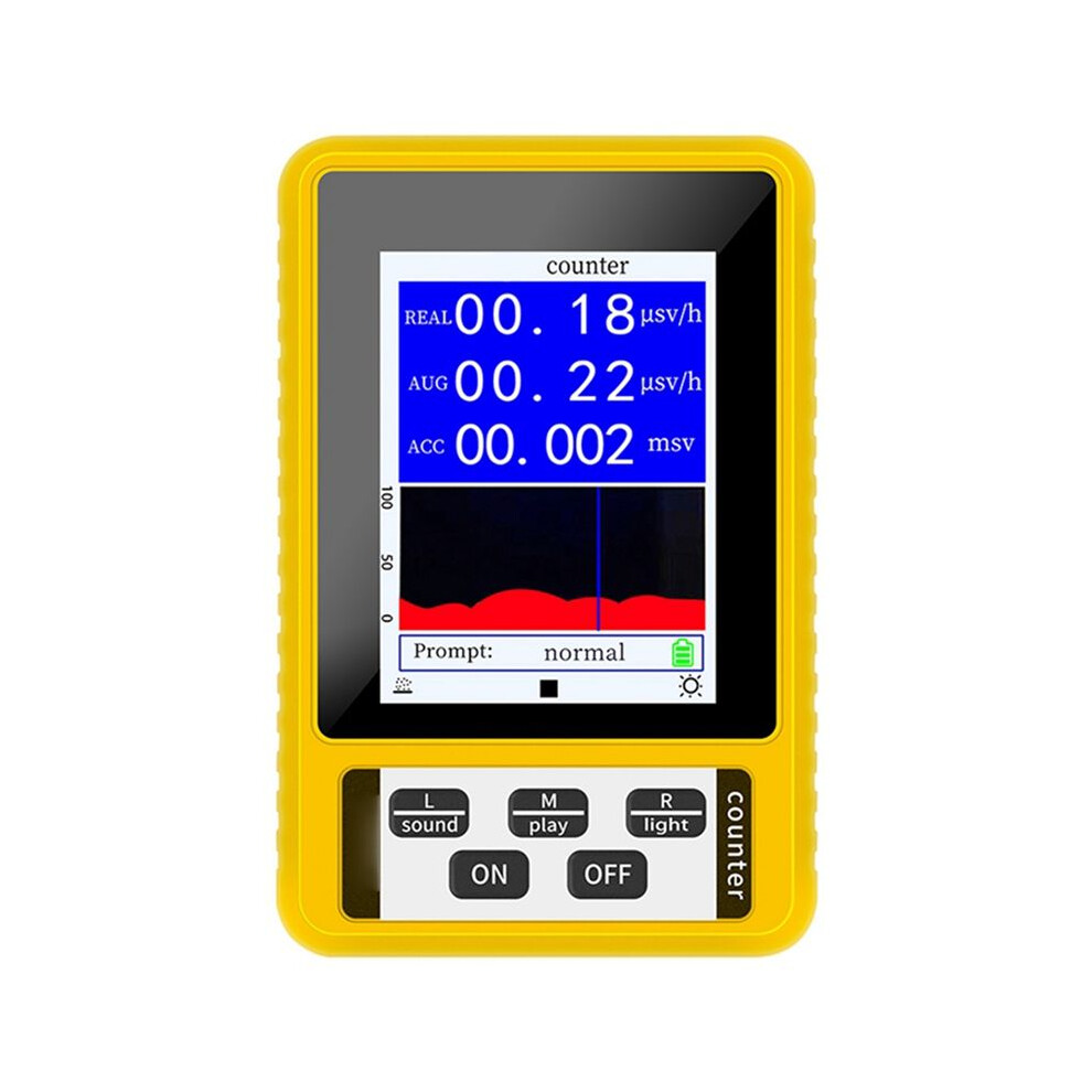 Geiger Counter Nuclear Radiation Detector With Lcd Display Screen Dosimeter Detectors Beta Gamma X-Ray Tester Portable 6033417981222