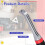 Carbide Scraper with Replacement Blades 1 Inch Three-Edged Steel Blade Ergonomic Paint Scraper Tool Paint Shaver 2