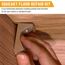 Floor Repair Kit, No More Squeaks Kit Eliminates Floor Squeaks, Fits Most Carpet Hardwood Floors, for Fix Flooring,12Pcs