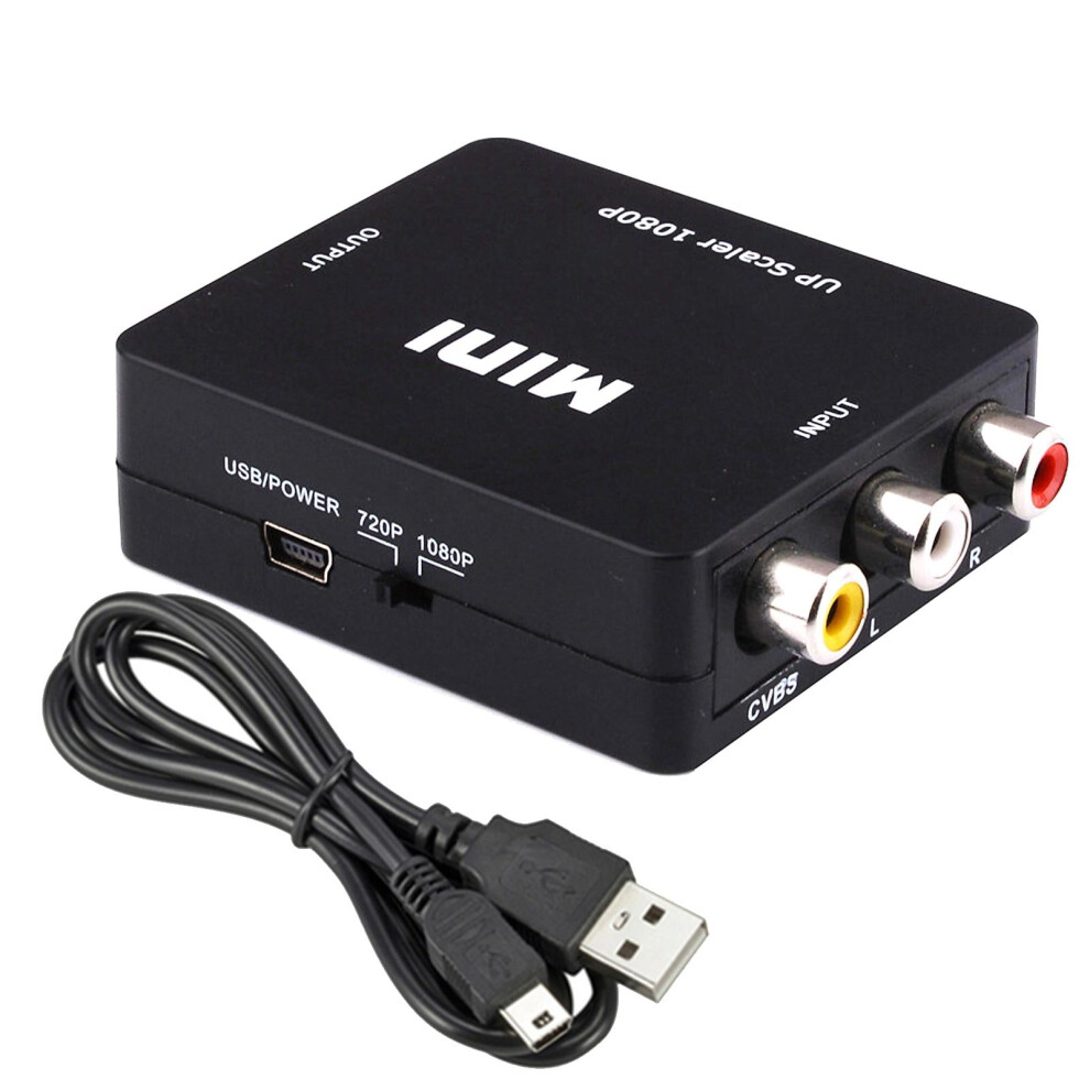 Av-To-Hdmi Hd Scaler,Rca Composite Video Converter 9365509718414
