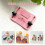 Polymer Clay Earring Hole Drill Guide Kit with Drill Tool, Molds & Studs for Precise Hole Alignment and Easy DIY Jewelry 4