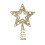 8" Glittered Metal Star Tree Topper 1