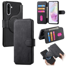 CCSmall Magnetic Flip Case for Samsung Galaxy A17/A26 – Retro PU Leather Wallet with Card Slots, Compatible with Samsung A17