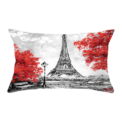 Pariisilainen Eiffel-torni -tyynyliina 30x50cm
