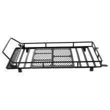 Roof Car Rack Metal Black 1 Set