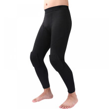 Compressiebroek voor jongensbasketbal met kniebeschermers, 3/4 capri, gewatteerde sportlegging, atletische workoutlegging