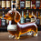 Καράφα Ουίσκι Dachshund – Μπουκάλι από υψηλό βοριοπυριτικό γυαλί, συλλεκτικό σε 1