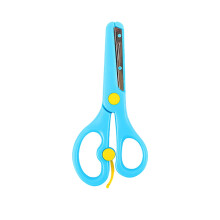 Safety Scissors Blue Blunt Tip with Cap 1 Pair