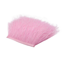 Feather Fringe Trim Natural Fluffy 2M
