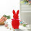Easter Bunny Figurine Resin White 20 cm 1