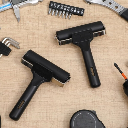 6 Pcs Brayer Roller,Black Printmaking Roller Handle Comfortable Painting Rollers for Printing,Painting,Printmaking 2