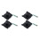 4 Pezzi Joystick Analogico 3D per PS Vita 2000 PSV2000 Joystick Controller ThumbStick per  PS Vita 2000 Nero 1