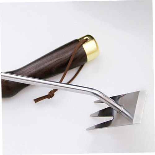 Ergonomic Garden Weeding Tool with Versatile MultiFunction Blades for Precision Root Removal and Lawn Uprooting 2