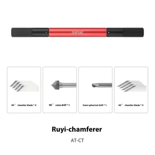 DSPIAE AT-CT "I-Deal" Plastic Chamfering Tool Round Hole Expanding Drill Chamfer for Model Making Hobby DIY Tools 2